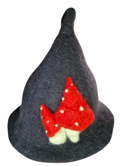 Sauna hat Red Mushrooms